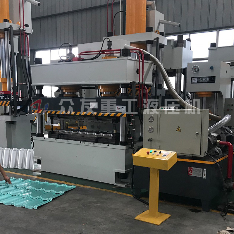 200噸雙缸彩石金屬瓦成型液壓機 200T雙缸彩石金屬瓦成型液壓機